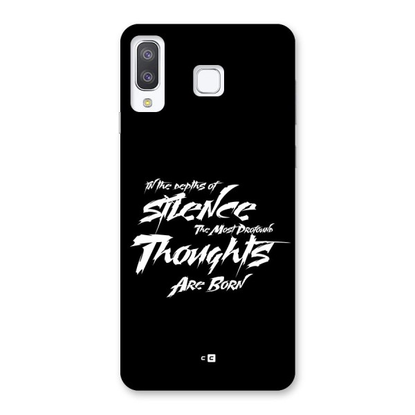 Silent Thoughts Back Case for Galaxy A8 Star