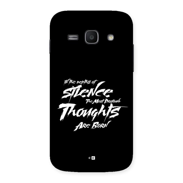 Silent Thoughts Back Case for Galaxy Ace3