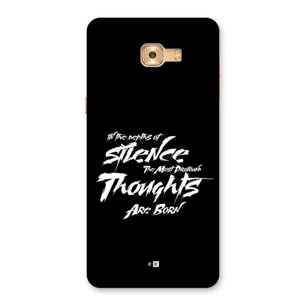 Silent Thoughts Back Case for Galaxy C9 Pro