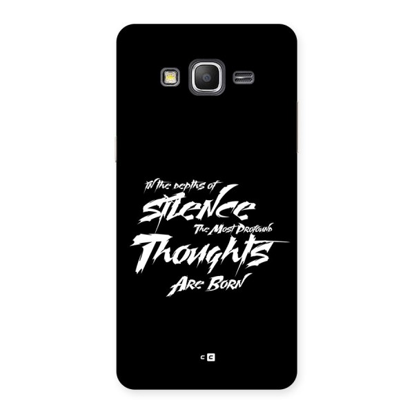 Silent Thoughts Back Case for Galaxy Grand Prime