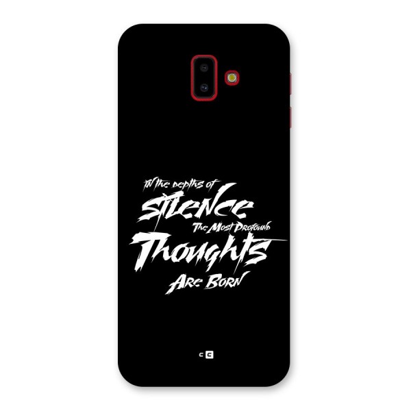 Silent Thoughts Back Case for Galaxy J6 Plus