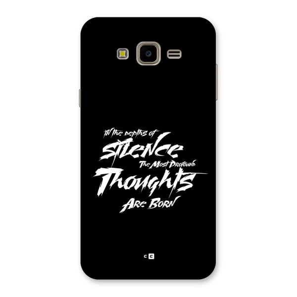 Silent Thoughts Back Case for Galaxy J7 Nxt