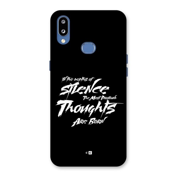 Silent Thoughts Back Case for Galaxy M01s