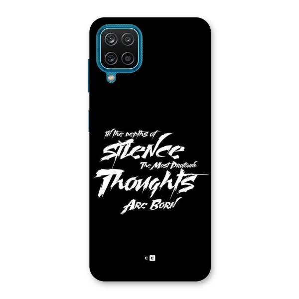 Silent Thoughts Back Case for Galaxy M12