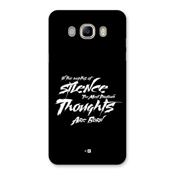 Silent Thoughts Back Case for Galaxy On8