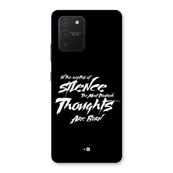 Silent Thoughts Back Case for Galaxy S10 Lite