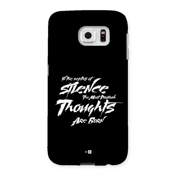 Silent Thoughts Back Case for Galaxy S6