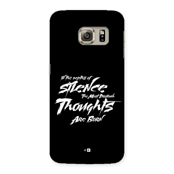 Silent Thoughts Back Case for Galaxy S6 Edge Plus