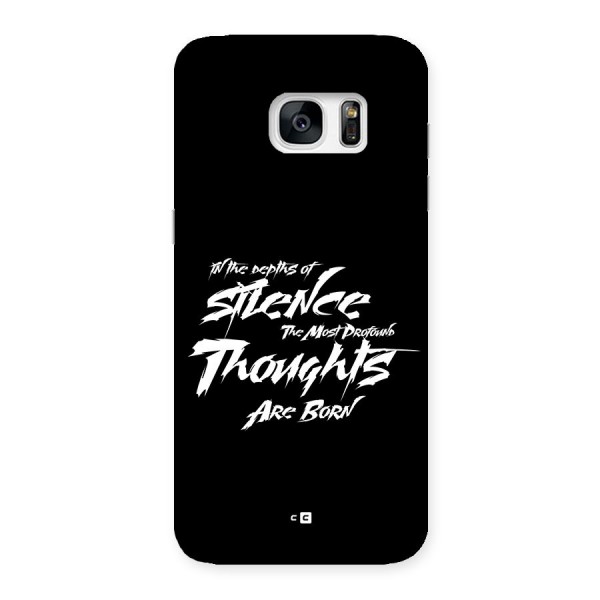 Silent Thoughts Back Case for Galaxy S7 Edge