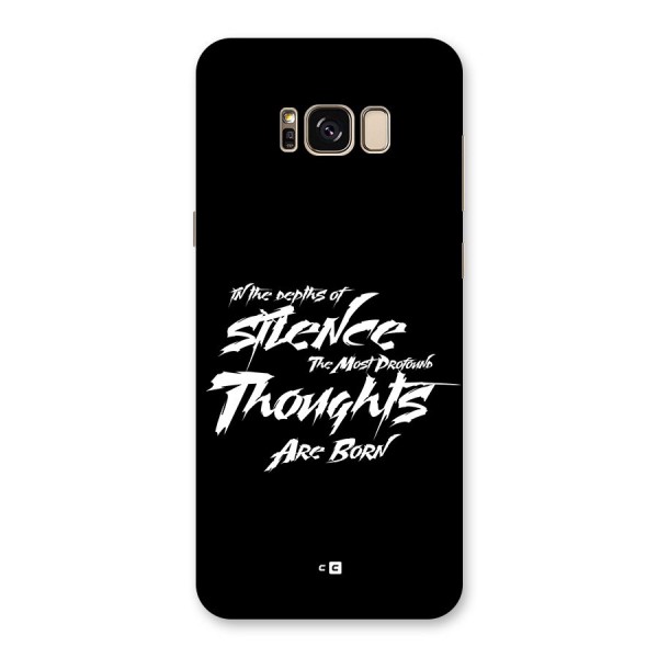 Silent Thoughts Back Case for Galaxy S8 Plus