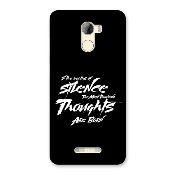 Silent Thoughts Back Case for Gionee A1 LIte