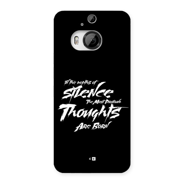 Silent Thoughts Back Case for HTC One M9 Plus