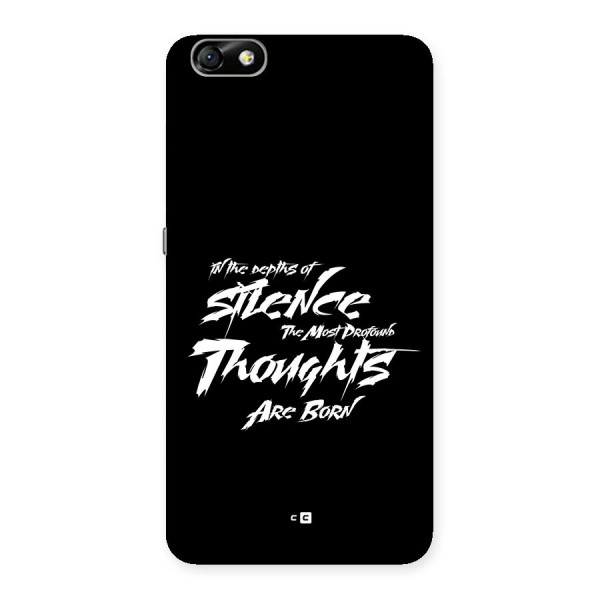 Silent Thoughts Back Case for Honor 4X