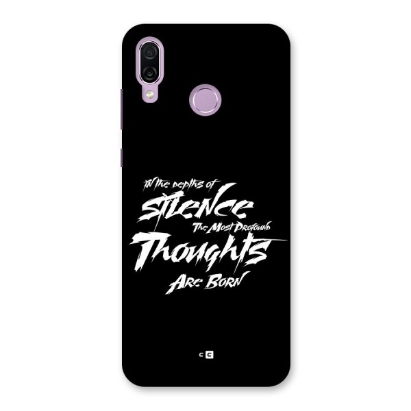 Silent Thoughts Back Case for Honor Play