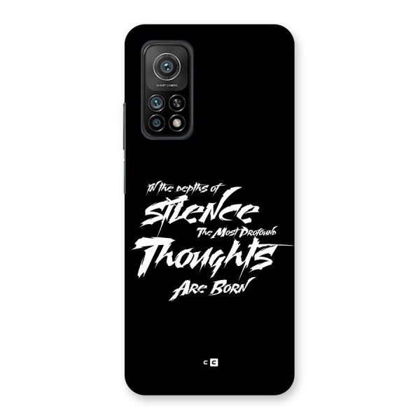 Silent Thoughts Back Case for Mi 10T 5G