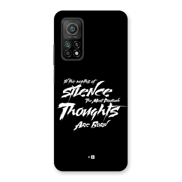 Silent Thoughts Back Case for Mi 10T Pro 5G