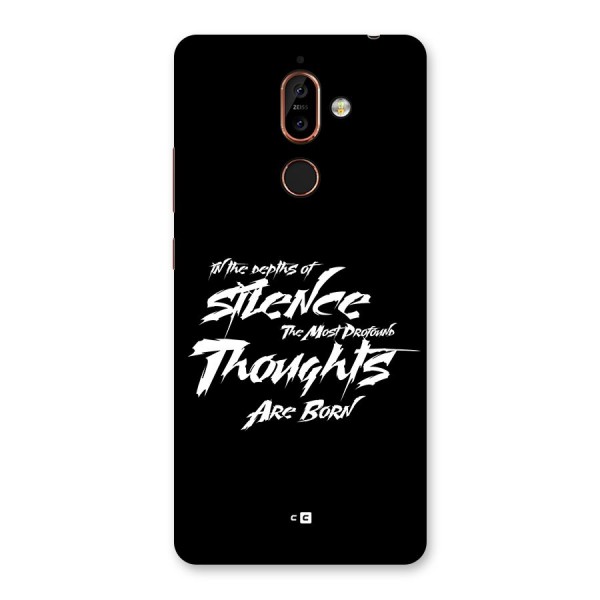 Silent Thoughts Back Case for Nokia 7 Plus