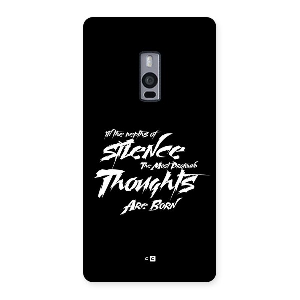 Silent Thoughts Back Case for OnePlus 2