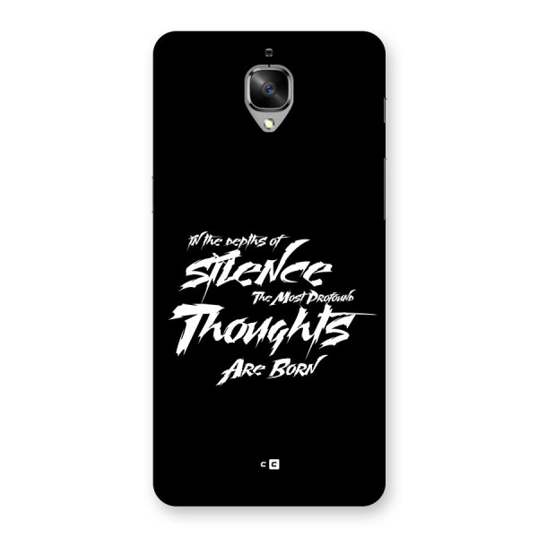 Silent Thoughts Back Case for OnePlus 3T