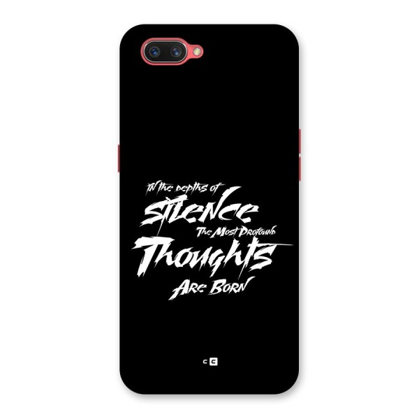 Silent Thoughts Back Case for Oppo A3s