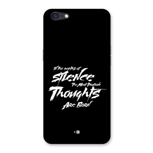 Silent Thoughts Back Case for Oppo A71