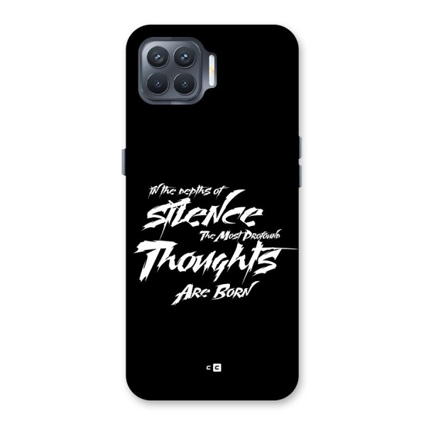 Silent Thoughts Back Case for Oppo F17 Pro