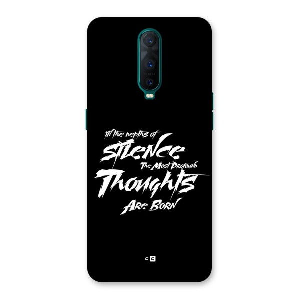 Silent Thoughts Back Case for Oppo R17 Pro