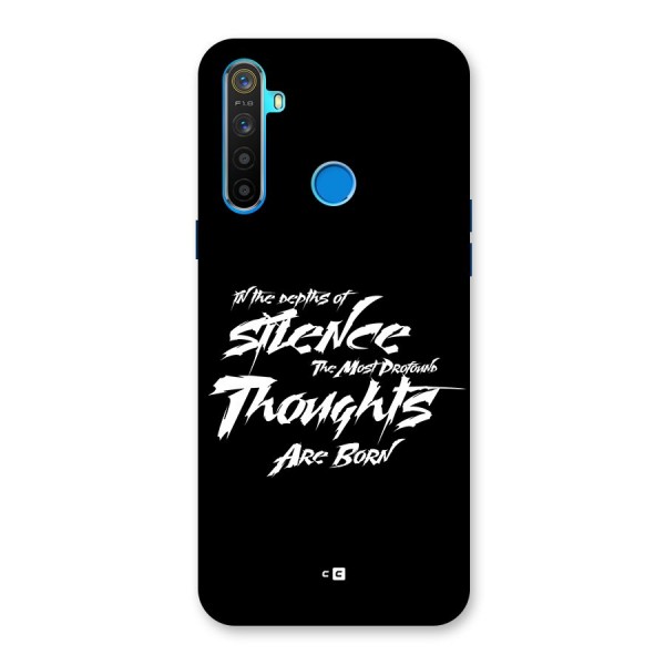 Silent Thoughts Back Case for Realme 5s