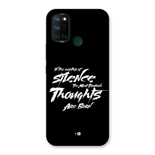 Silent Thoughts Back Case for Realme C17