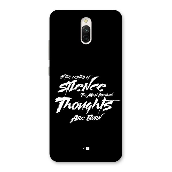 Silent Thoughts Back Case for Redmi 8A Dual