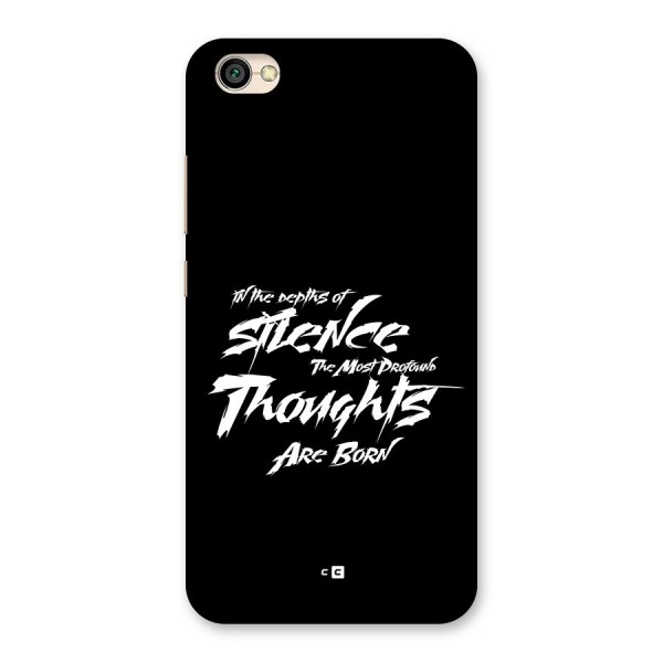 Silent Thoughts Back Case for Redmi Y1 Lite