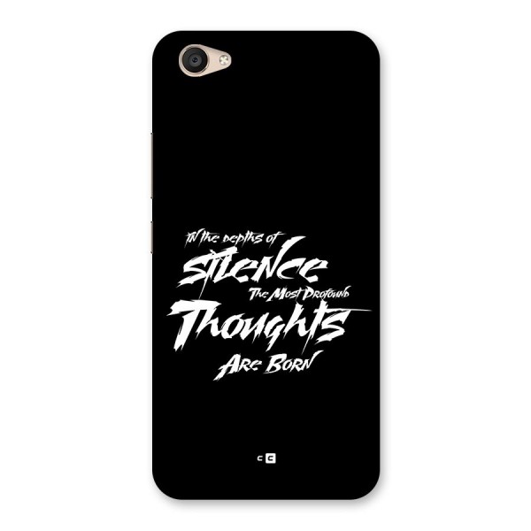 Silent Thoughts Back Case for Vivo V5 Plus