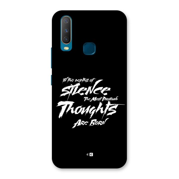 Silent Thoughts Back Case for Vivo Y11