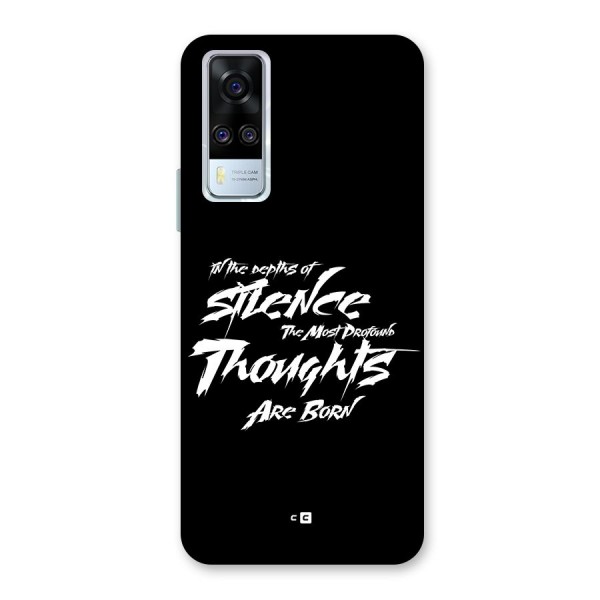 Silent Thoughts Back Case for Vivo Y51