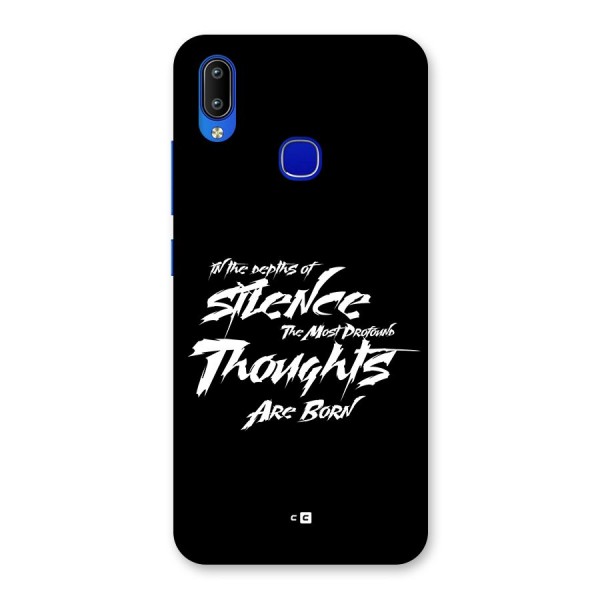 Silent Thoughts Back Case for Vivo Y91