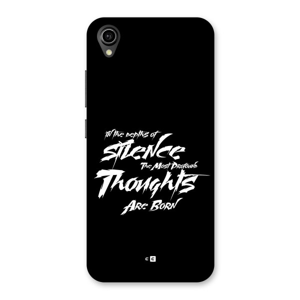 Silent Thoughts Back Case for Vivo Y91i