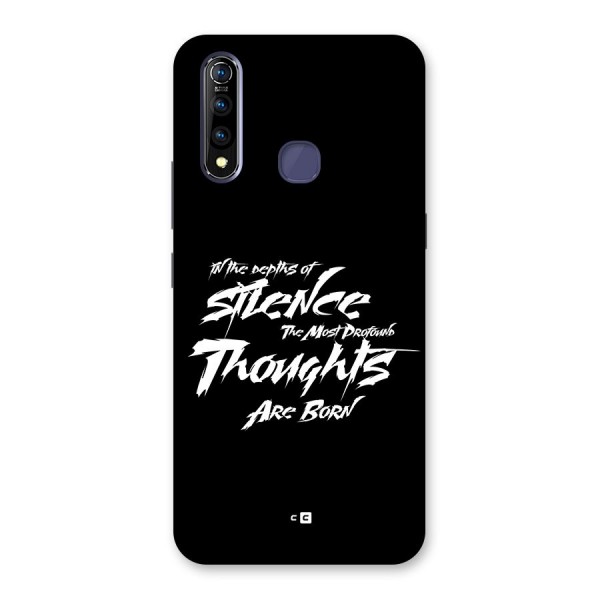 Silent Thoughts Back Case for Vivo Z1 Pro