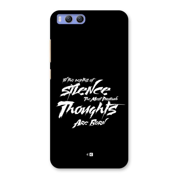 Silent Thoughts Back Case for Xiaomi Mi 6