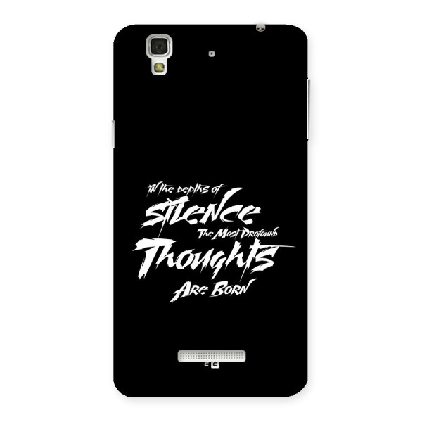 Silent Thoughts Back Case for YU Yureka Plus