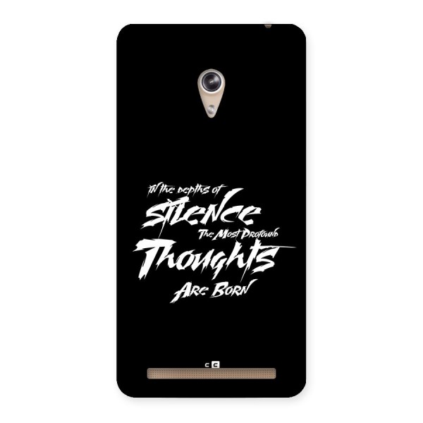 Silent Thoughts Back Case for Zenfone 6