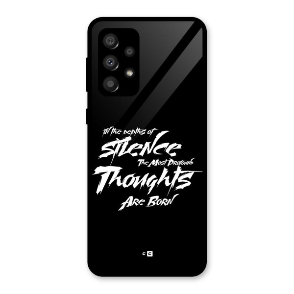 Silent Thoughts Glass Back Case for Galaxy A32