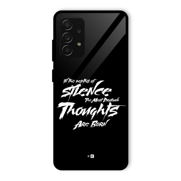 Silent Thoughts Glass Back Case for Galaxy A53 5G