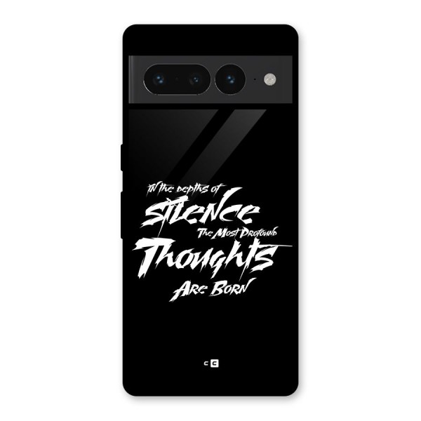 Silent Thoughts Glass Back Case for Google Pixel 7 Pro