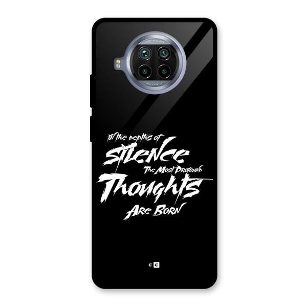 Silent Thoughts Glass Back Case for Mi 10i