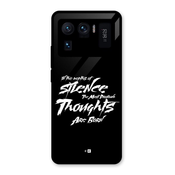 Silent Thoughts Glass Back Case for Mi 11 Ultra