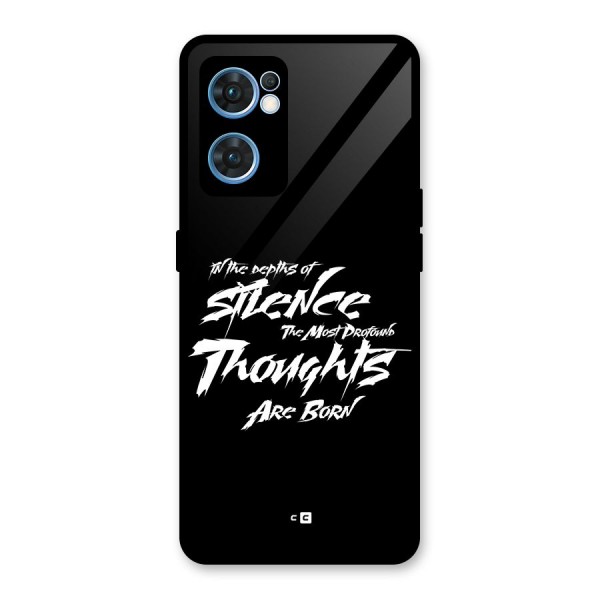 Silent Thoughts Glass Back Case for Oppo Reno7 5G