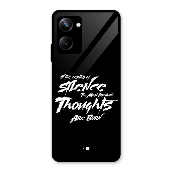 Silent Thoughts Glass Back Case for Realme 10 Pro