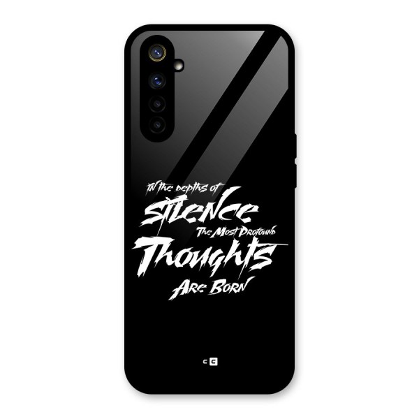 Silent Thoughts Glass Back Case for Realme 6