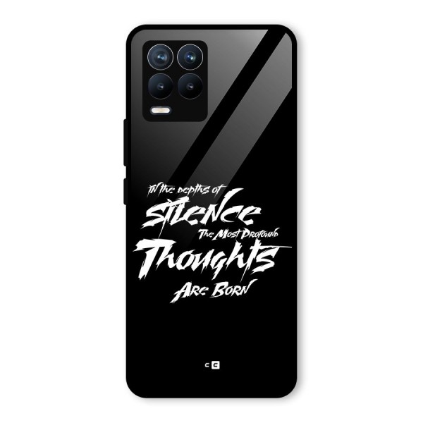 Silent Thoughts Glass Back Case for Realme 8