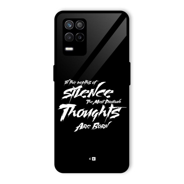 Silent Thoughts Glass Back Case for Realme 8 5G